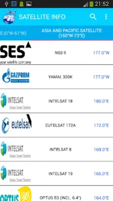 SATELLITE INFO android App screenshot 4